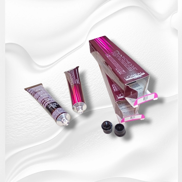 L'Oreal Professionnel DIARichesse 2 Tubes Ammonia-Free 6.55/6RvRv Wild M… - Picture 10 of 16